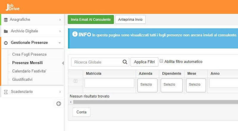 gestione del personale online