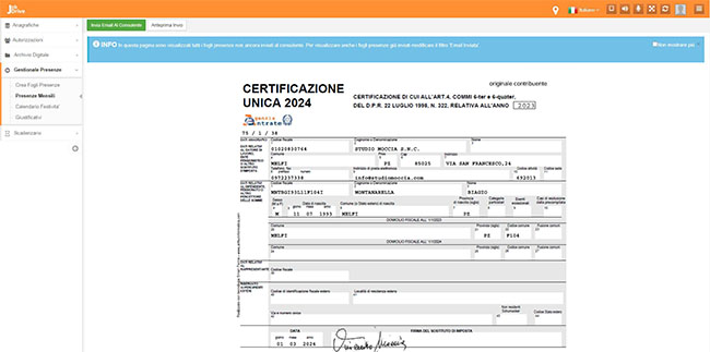 CertificazioneUnica